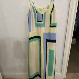 Anthropologie geometric Maeve maxi dress. X small